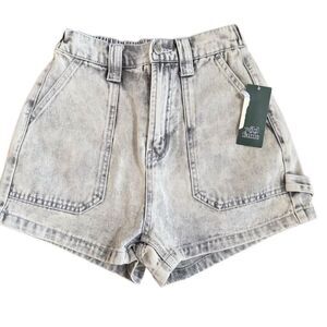 Wild Fable Super High-Rise Utility Denim Shorts Size 00